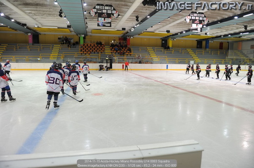 2014-11-15 Aosta-Hockey Milano Rossoblu U14 0083 Squadra